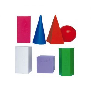 Cuerpo geométrico soplado con estuche