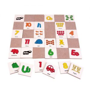 Memorama numeros y vocales