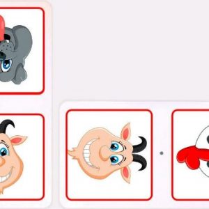 Domino ilustrado animales