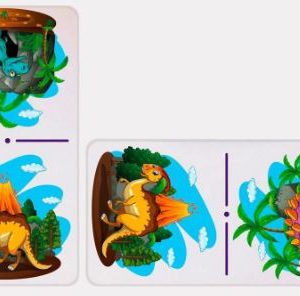 Dominó Ilustrado Dinosaurios