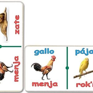 Dominó Jumbo Animales Español - Otomí