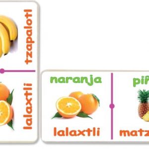 Dominó Jumbo Frutas Español-Nahuatl