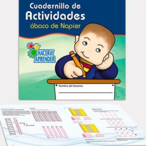 Libro de ábaco napier 1 pza