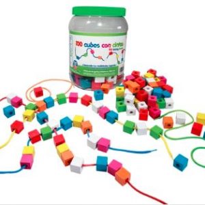 100 cubos con cintas