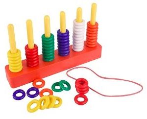 Mini Ábaco vertical 6 hileras