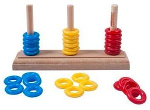 Ábaco vertical 3 hileras 30 pzs.