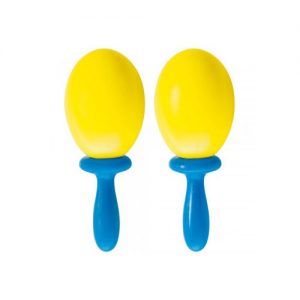 Par de maracas bicolor