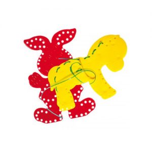 Pasa listón conejo burro