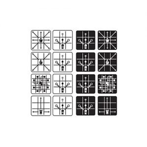 Fichas didácticas para ajedrez