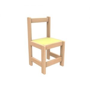Silla Asiento Amarillo