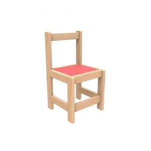 Silla Asiento Rojo
