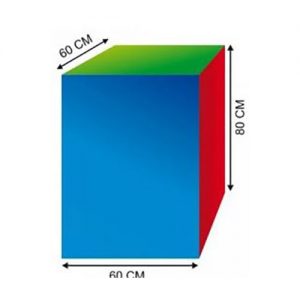 Rectángulo 60 60 80 Vinil