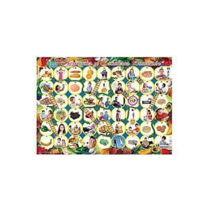 Tapete Serpientes y Escaleras Nutrición