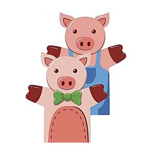 Títeres de Mano Los Tres Cochinitos