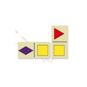 Domino en Madera (Figuras Geométricas y Colores)
