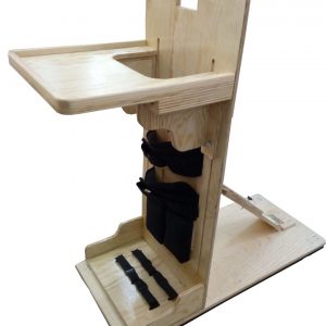 Bipedestador Chico de madera (estabilizador gravitacional o mesa de inclinación)