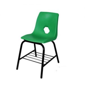 Silla Binaria de Concha con Parrilla Portalibros