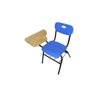Silla de Asiento y Respaldo de Polipropileno con Paleta de Triplay