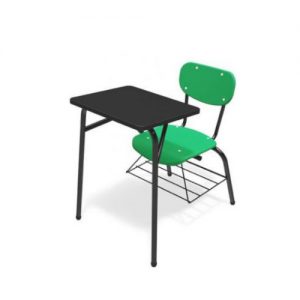 Silla de Asiento y Respaldo con Paleta Rectangular Polipropileno con Parrilla