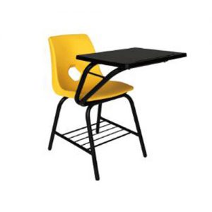 Silla de Concha con Paleta Rectangular de Polipropileno con Parrilla