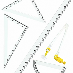 Juego de Geometria con 3 pzs.