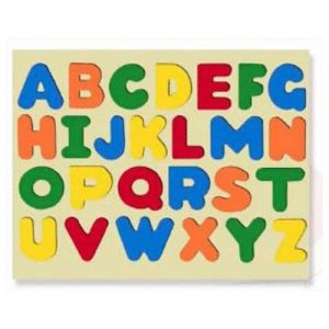 Resaque en Madera Abecedario Grande con Asociación