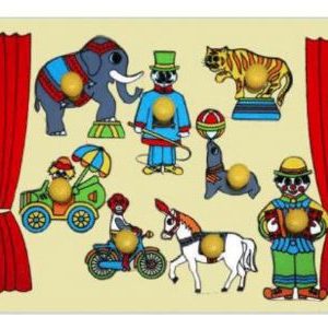 Resaque en Madera con Realce El Circo