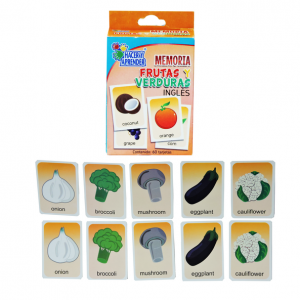 Memoria Frutas y Verduras Inglés