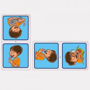 Dominó Jumbo Ilustrado 5 Sentidos