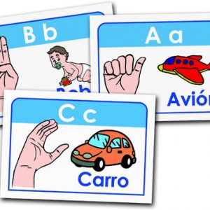 Flashcards Abecedario (Lenguaje Sordomudos)